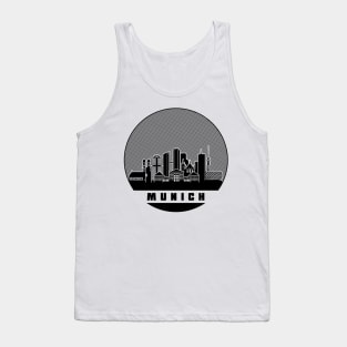 Munich Germany Skyline Tank Top